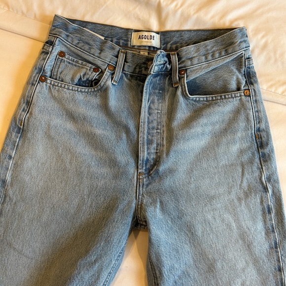 AGOLDE Riley High Rise Straight Jeans - Picture 2 of 6